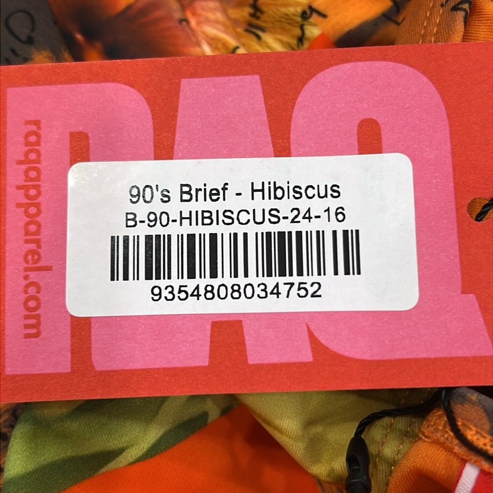 RAQ 90's Brief - Hibiscus - Picture 7 of 7
